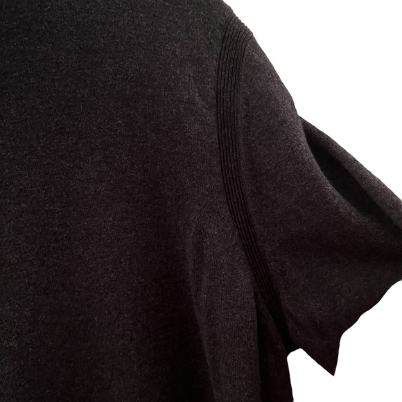 Men’s Banana Republic Cotton Cashmere 1/4 Button Sweater Grey Size XL - Picture 7 of 11